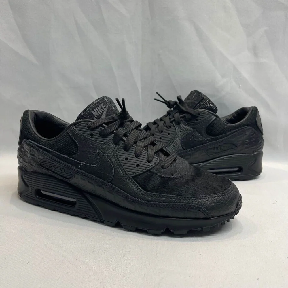 Nike Air Max 90 QS Mens Sz 10 CZ5588-002 Black Infrared Exotic Animal Pack LEGIT